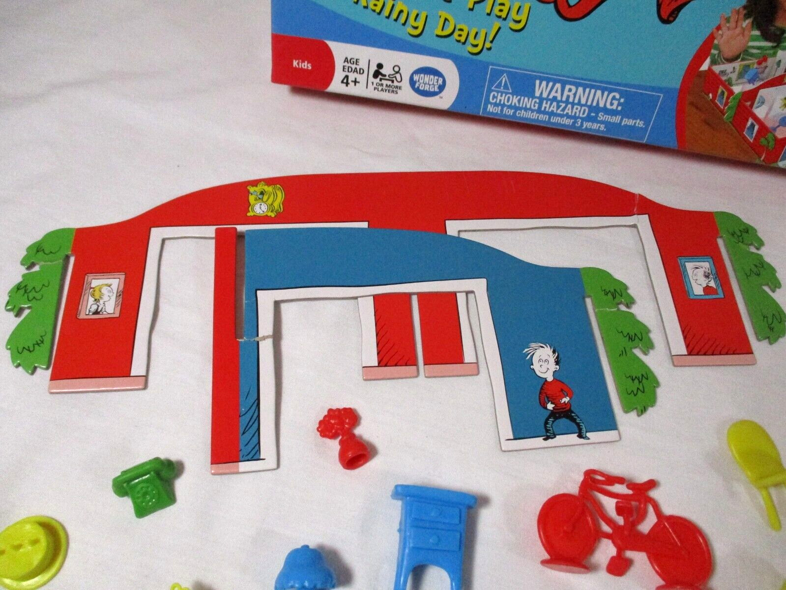 Dr. Seuss Whirly Fun Game COMPLETE Wonder Forge 2016 Cat in the Hat Some Issues