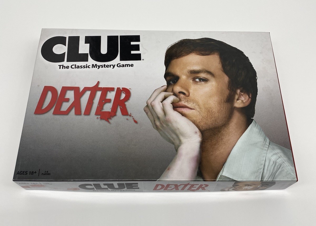 Clue Dexter Board Game Mystery 2-6 Players Thematic Twist Identify Killers
