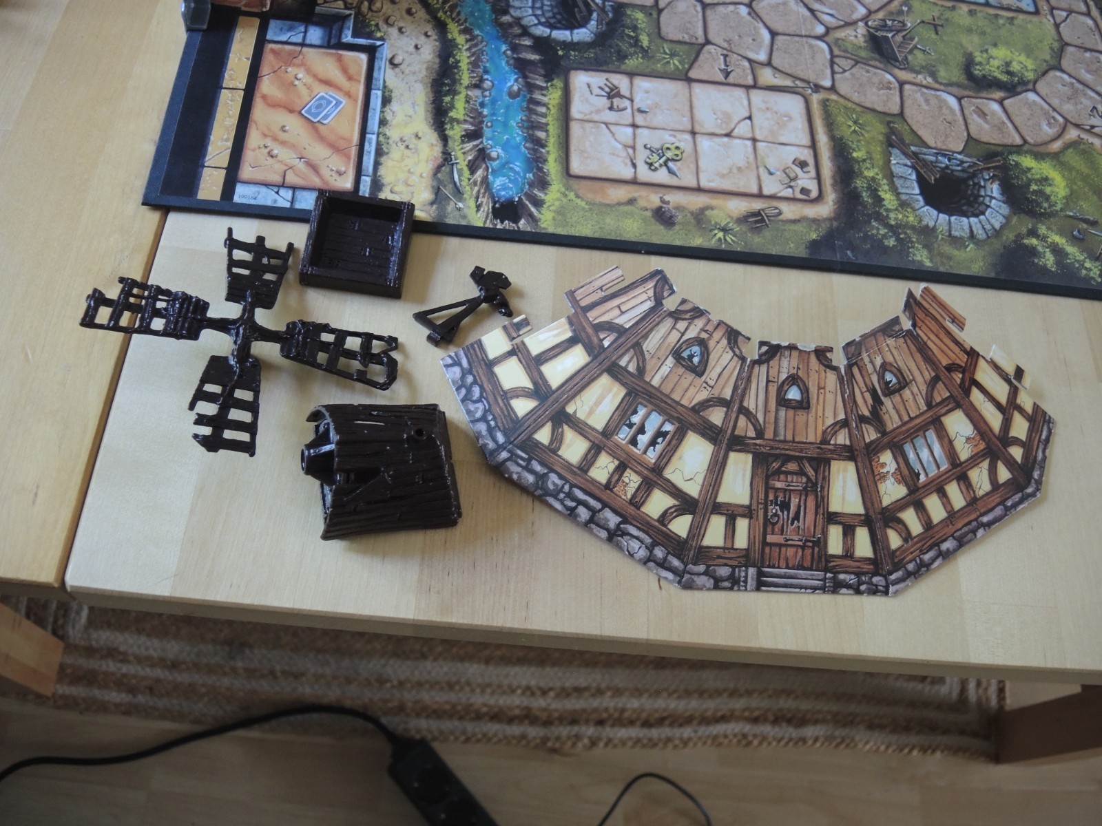 The Black Eye – Village of Horror – Schmidtspiele 100% complete 1992 Unpainted