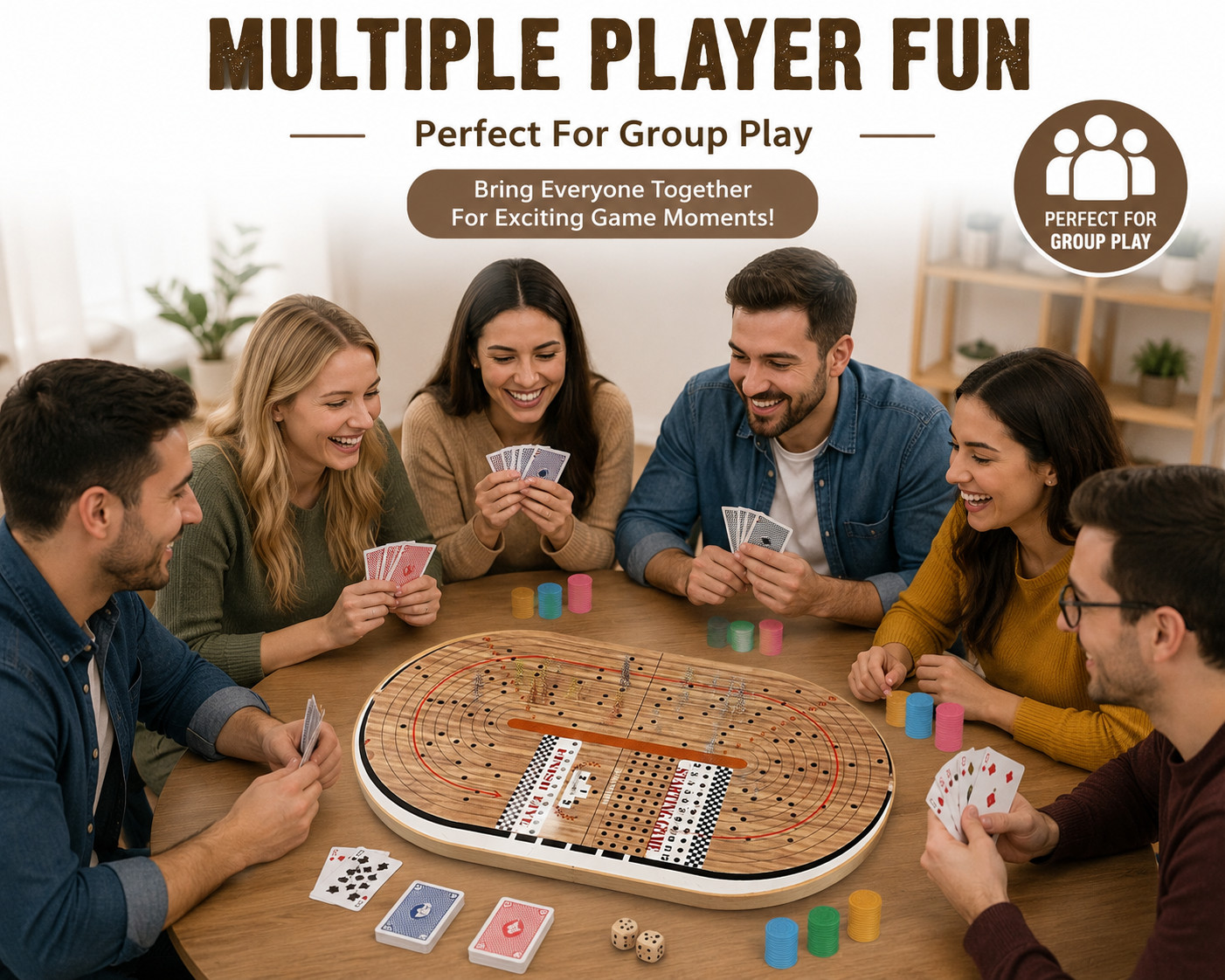 24.8in Wooden Horse Racing Board Game Foldable Large Race Track Set w Accessorie