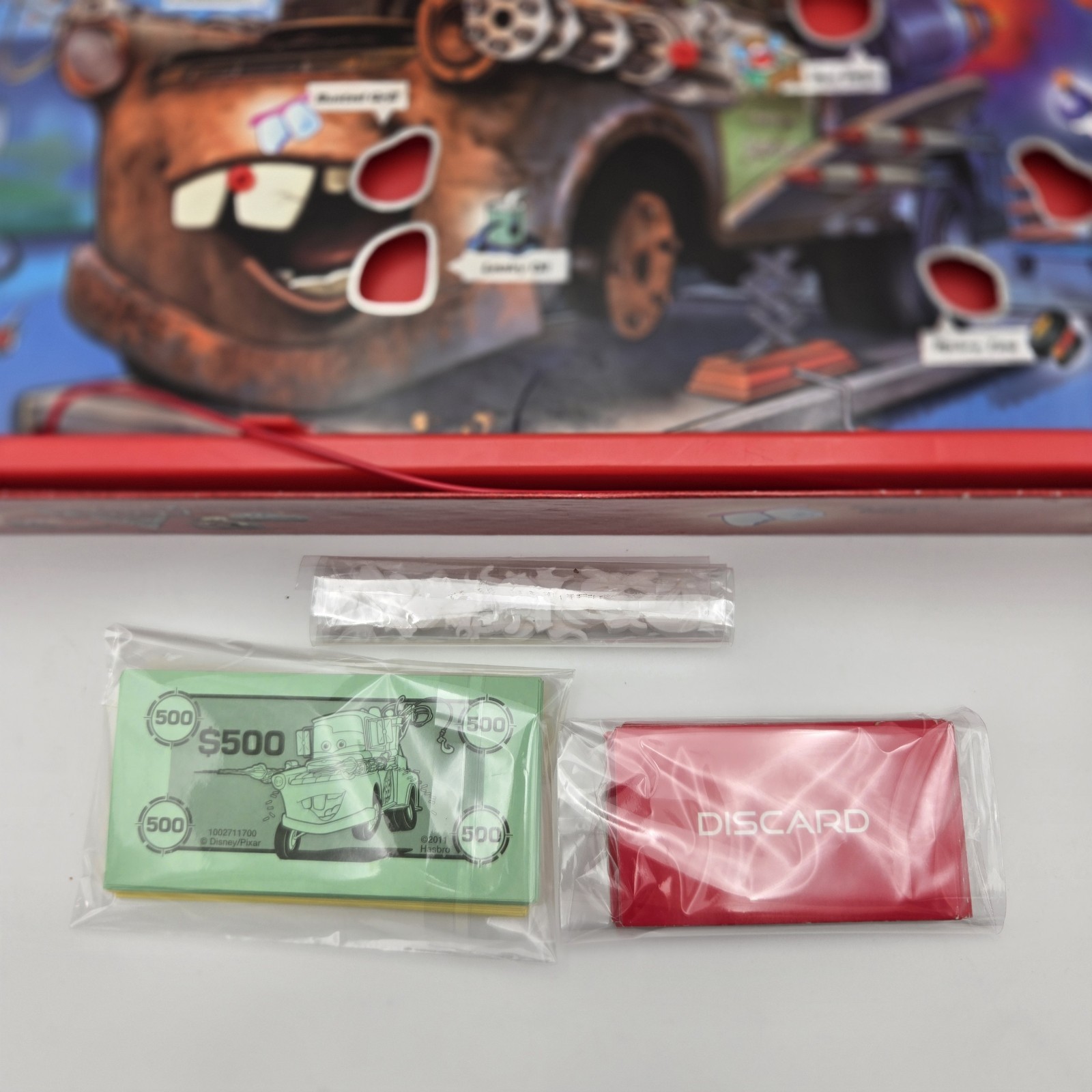 Disney Pixar Cars 2 Operation Board Game Mater Edition 2011 Hasbro – COMPLETE