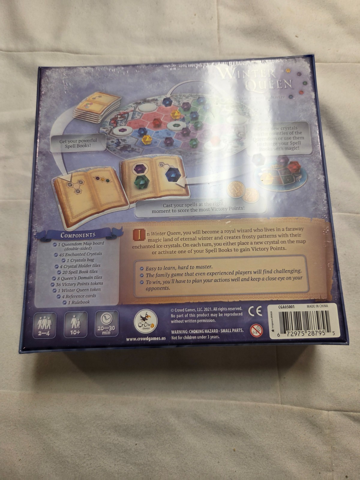 Winter Queen Board Game Brand New Sealed Crowd Games
