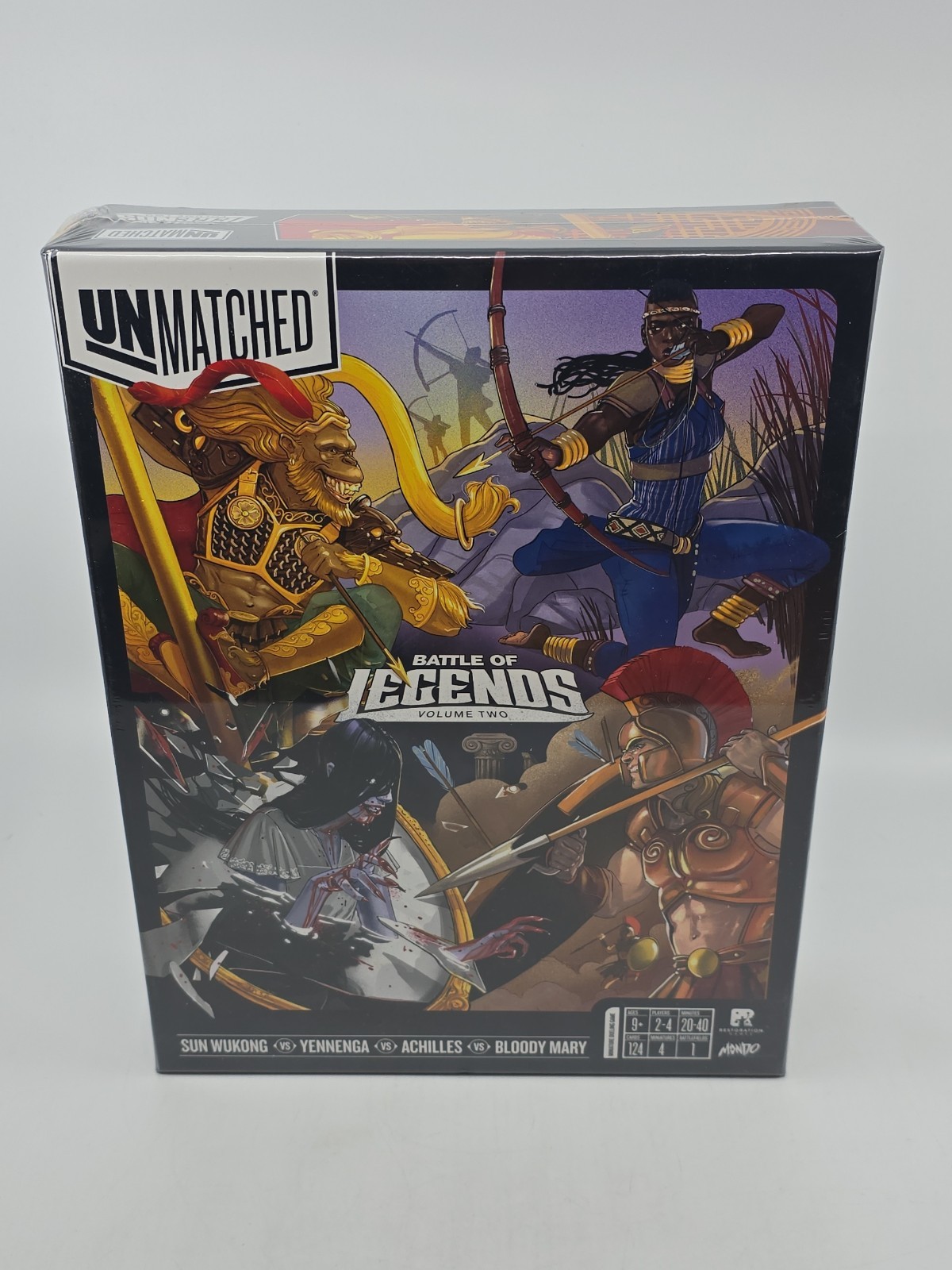 Unmatched Battle Of Legends Vol 2 Sun Wukong Yennenga Achilles Bloody Mary Mondo