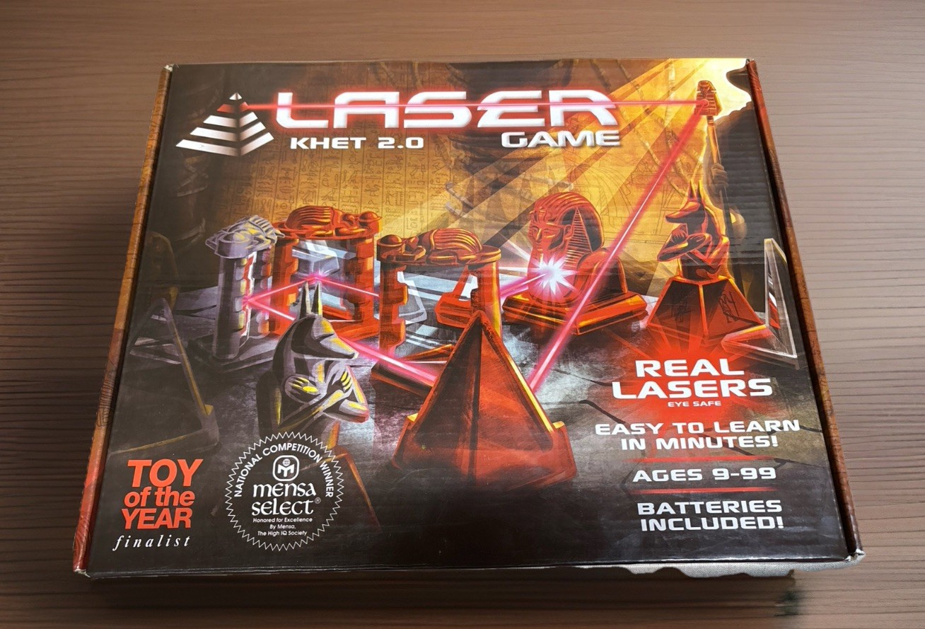 LASER Board Game Khet 2.0 Strategy Mensa Select Toy of the Year Complete