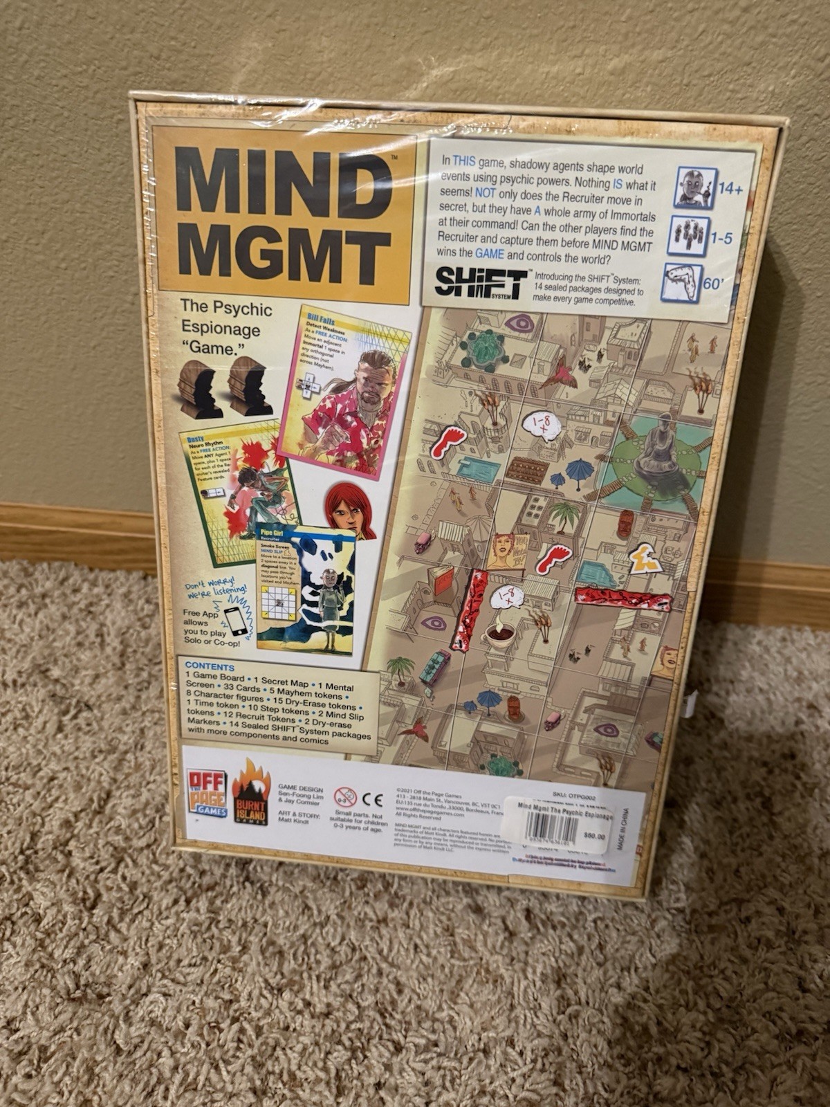 Mind MGMT Game Sealed