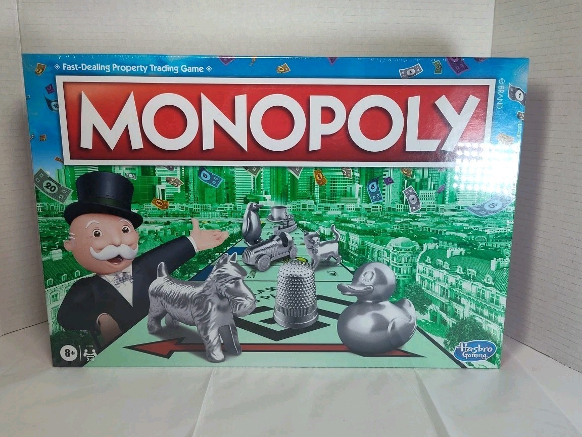 Original Monopoly Game Classic Edition Family Board Game – NEW Sealed
