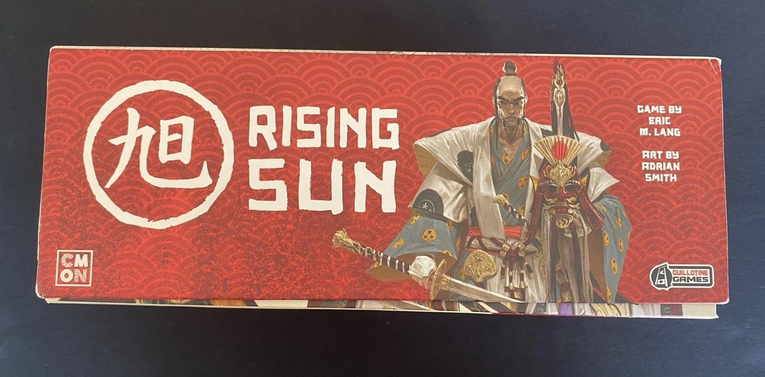RISING SUN Board Game 2019 Feudal Japan War Strategy CMON Guillotine Games