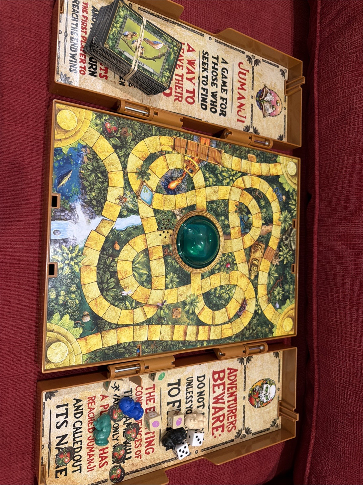 Jumanji Deluxe Electronic Board Game Adventure Game Spin Master – Tested Works