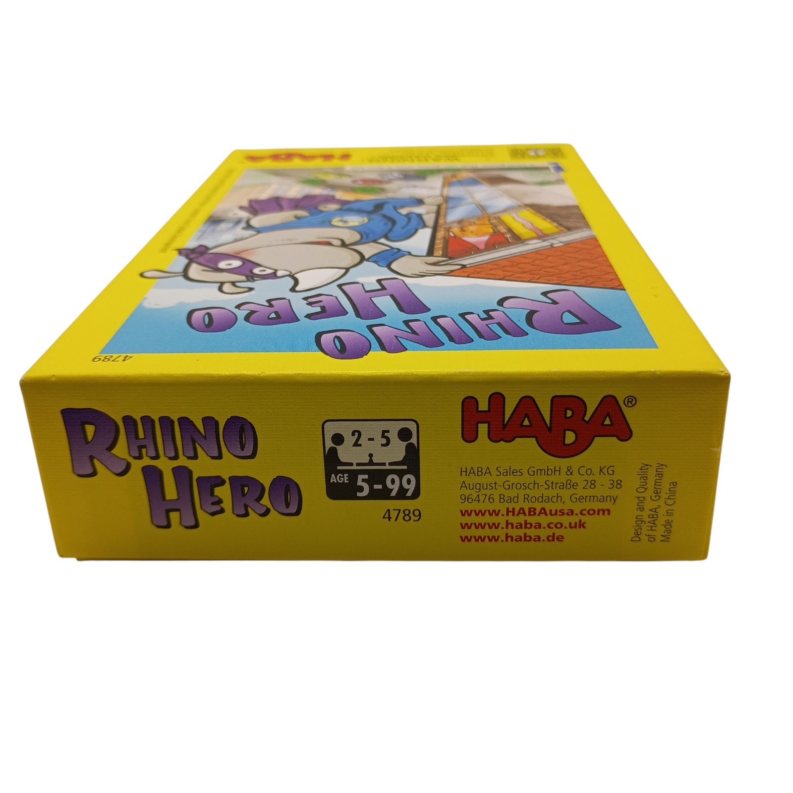 HABA Rhino Hero A Heroic Stacking Card Game for Ages 5 and Up 3-D 2-5 Players