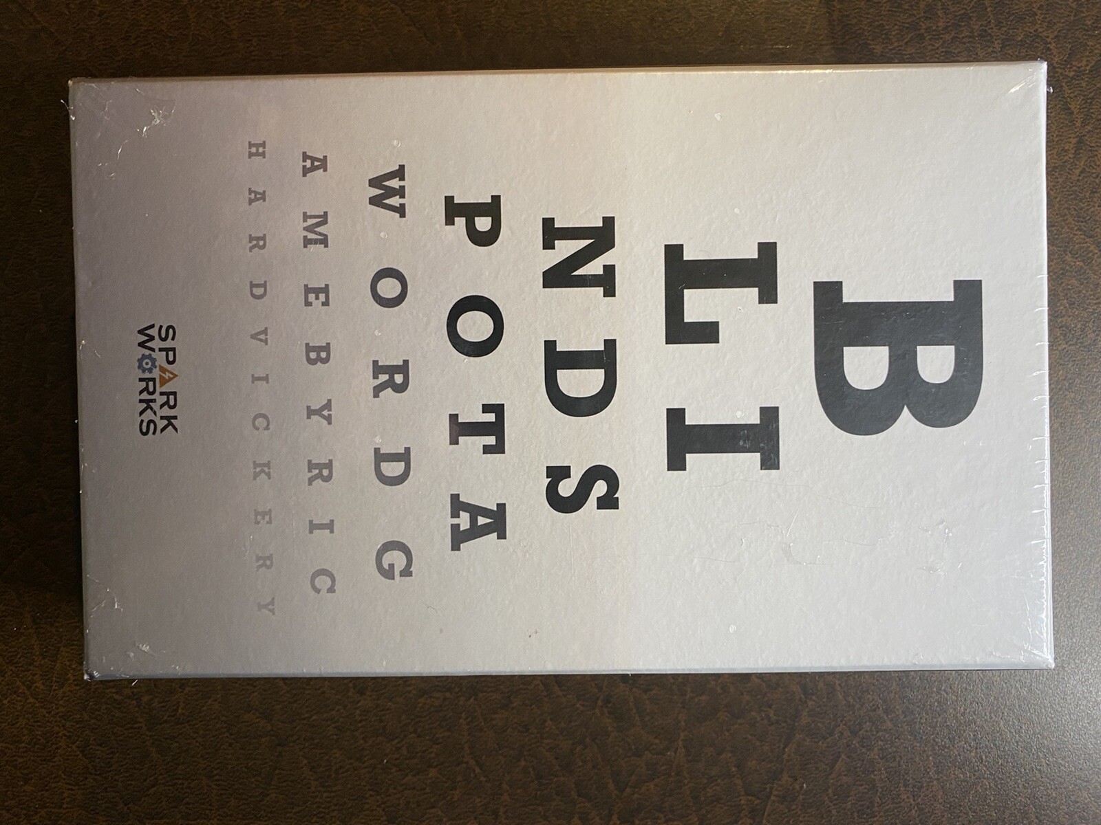 Blind Spot A Word Family Game Richard Vickery Sparks Works Factory Sealed NEW