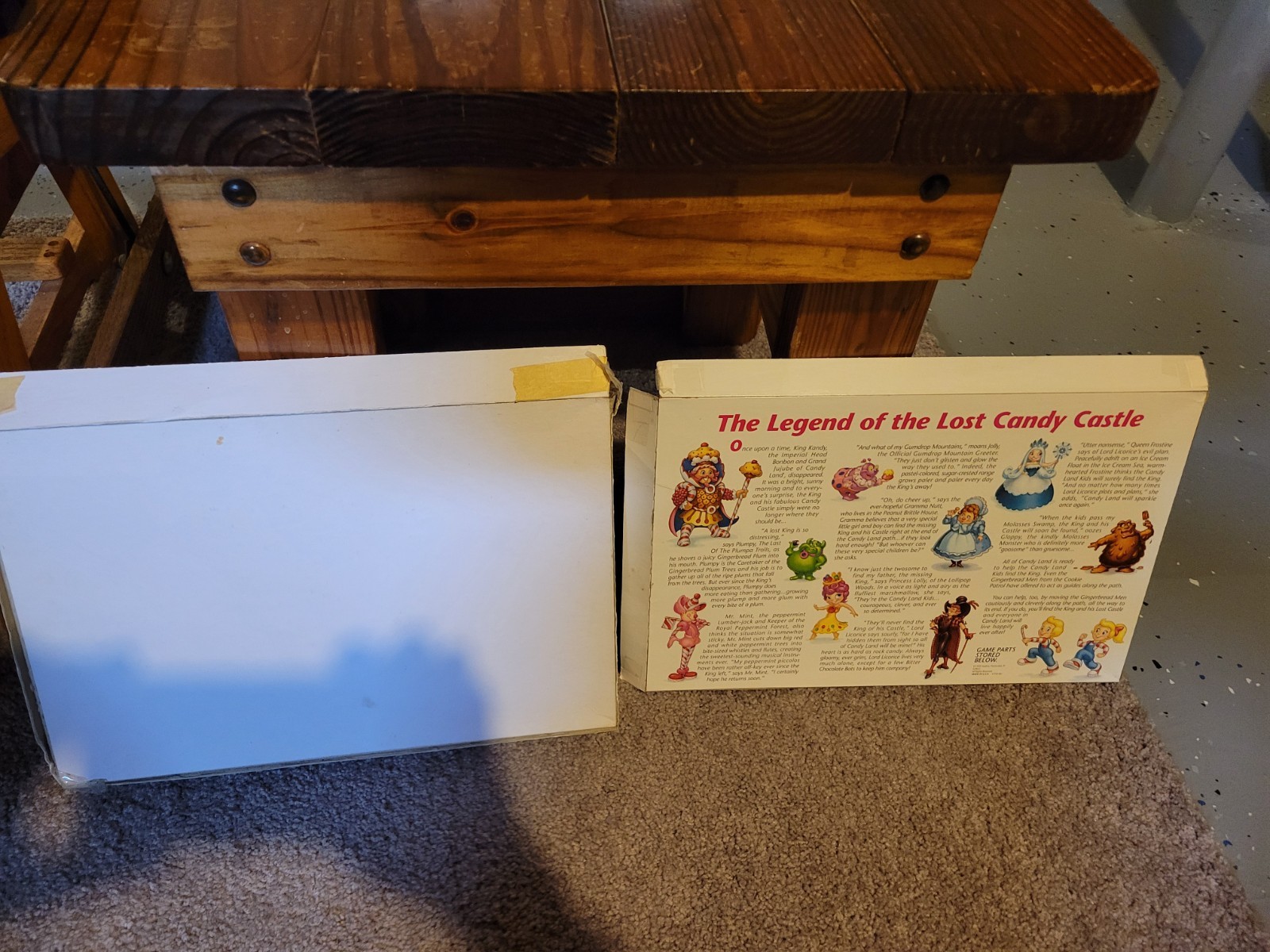 Candy Land Board Game 1999. Incomplete. Missing 1 Card.