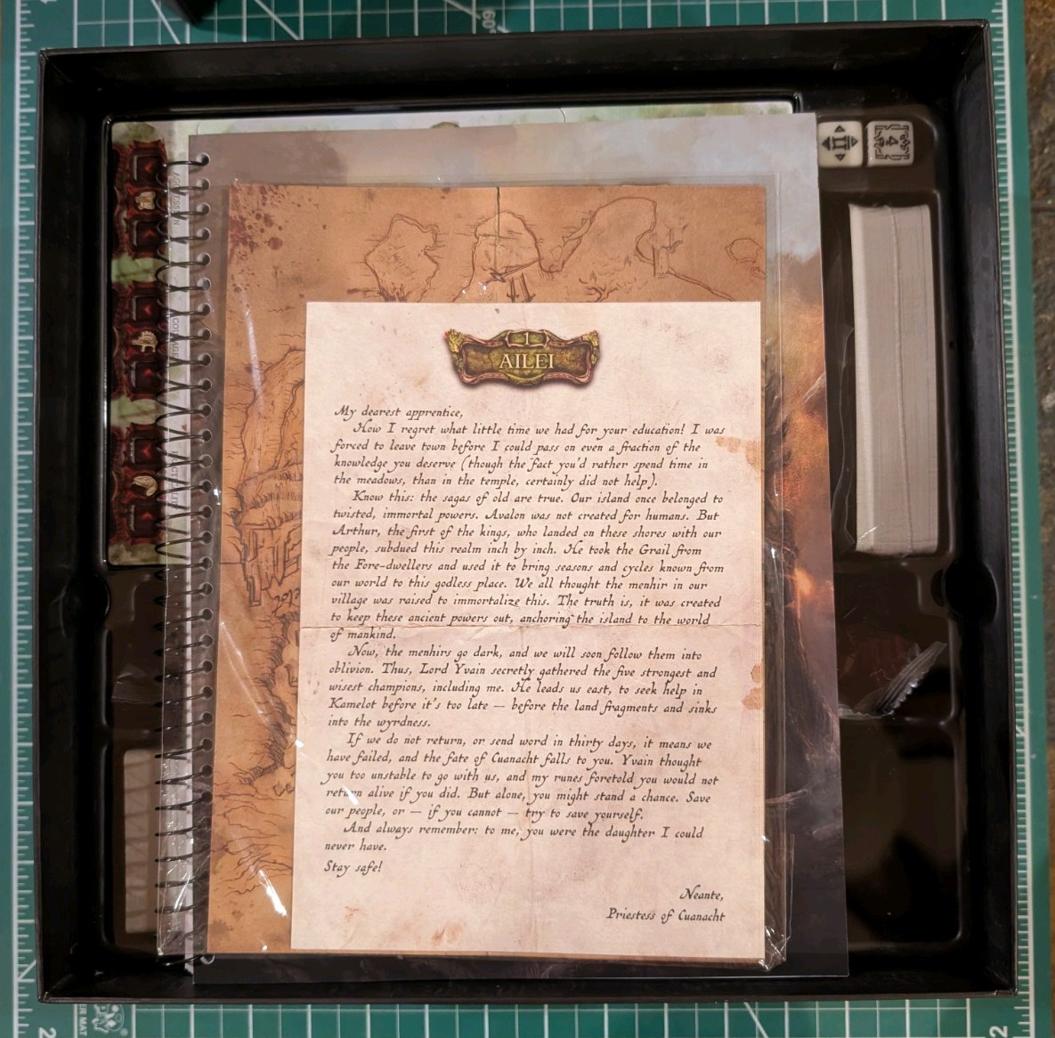 Tainted Grail + Stretch Goals. Open box. Read description.