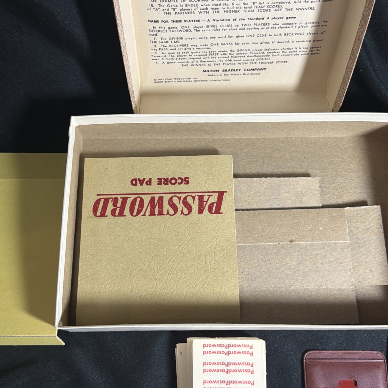 Vintage 1962 Milton Bradley Password Game #4260 Volume 2 Complete Made In USA