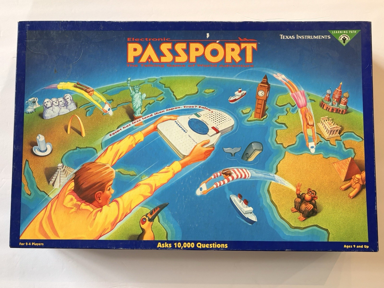 Vintage Texas Instruments Passport Geography Game **Complete, Tested**