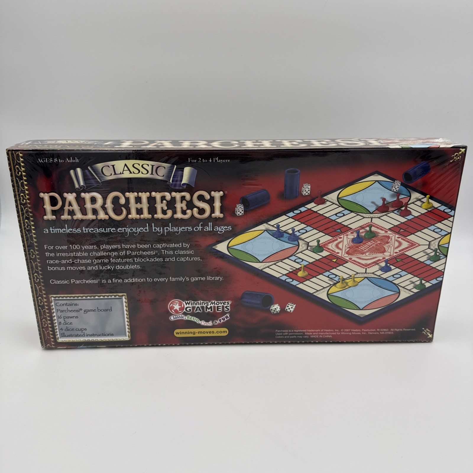 Classic Parcheesi – A Timeless Treasure Enjoyed by Players of All Ages! 2007