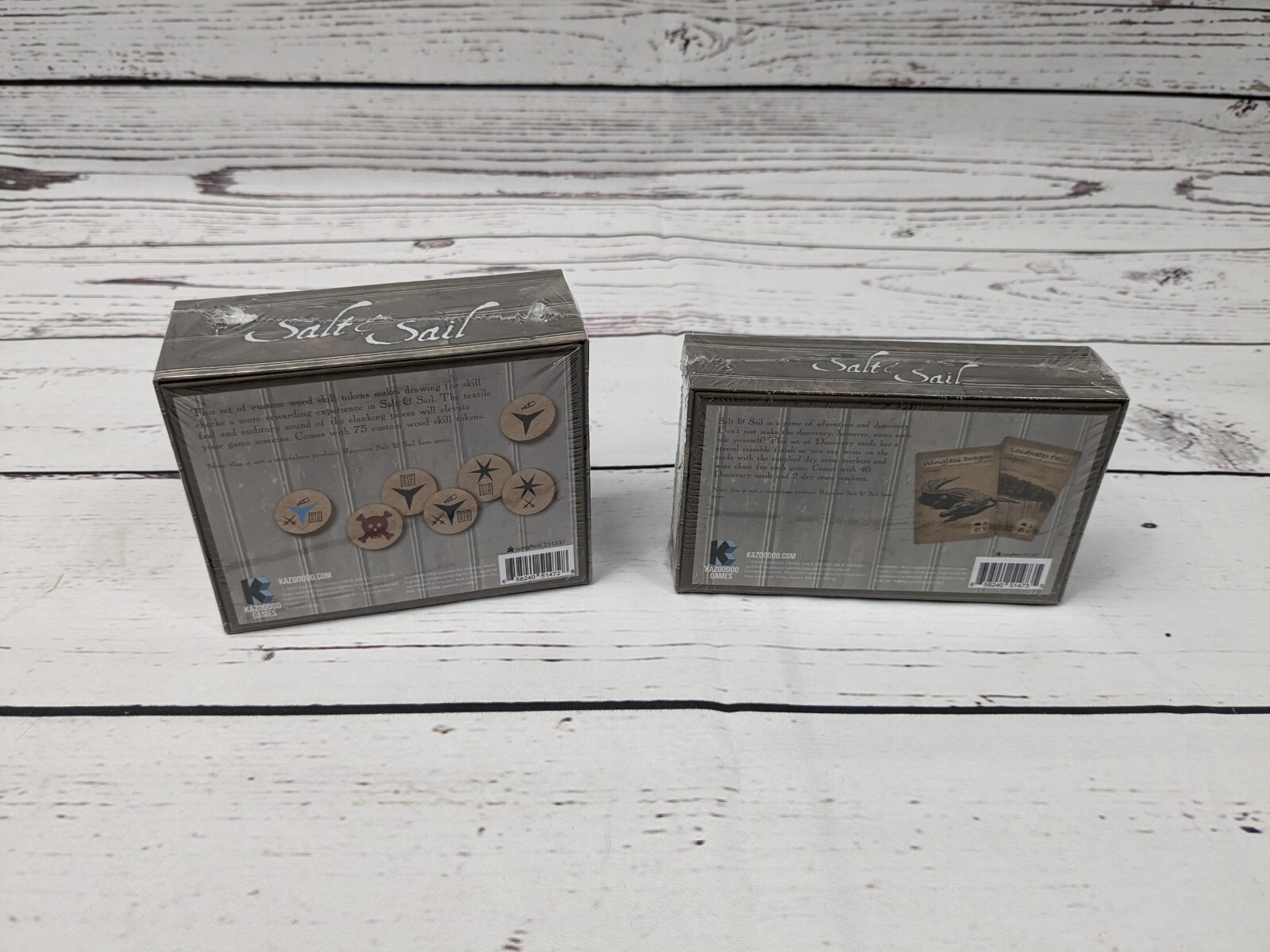 Salt & Sail Deluxe Kickstarter Limited Edition Upgrades by Kazoodoo Games NIS