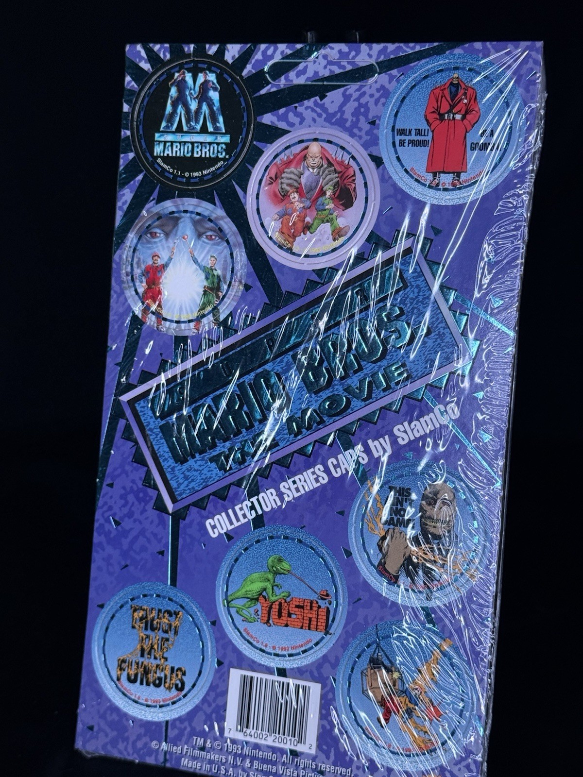 Super Mario Bros Movie Pogs Sealed 1993