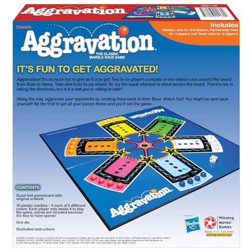 New Original Aggravation Marble Race Board Game Artwork