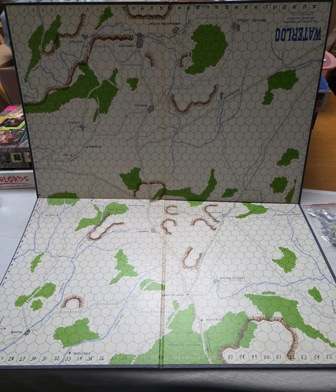 Waterloo board game by Avalon Hill Napoleonic Campaign – Used