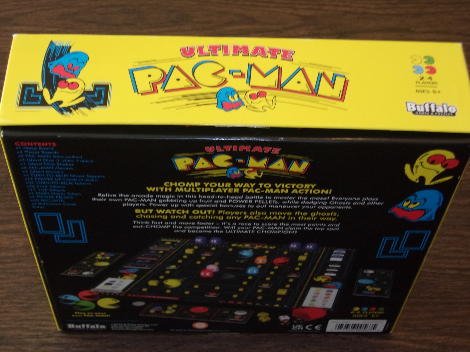 Ultimate PAC-MAN Board Game Retro Arcade Classic By Buffalo Games and Puzzles