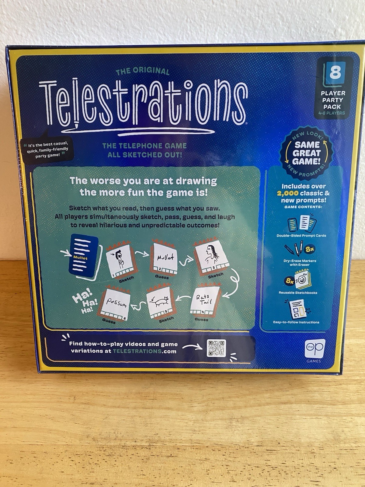Telestrations 8 Player 2nd Edition Board Game, Award Winning Hilarious and