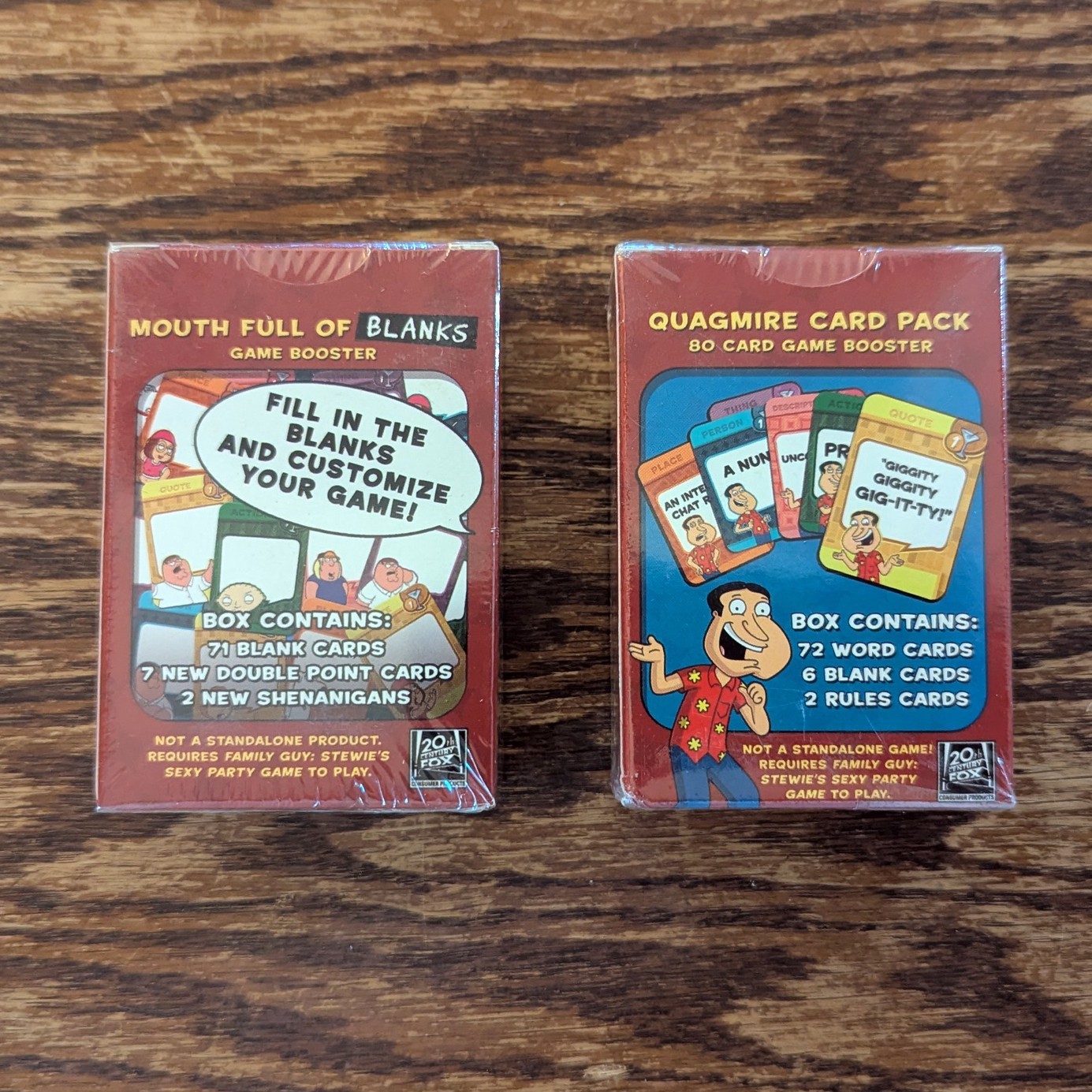 NEW SEALED – Family Guy Stewie’s Sexy Party Quagmire + Mouth Full of Blanks Pack