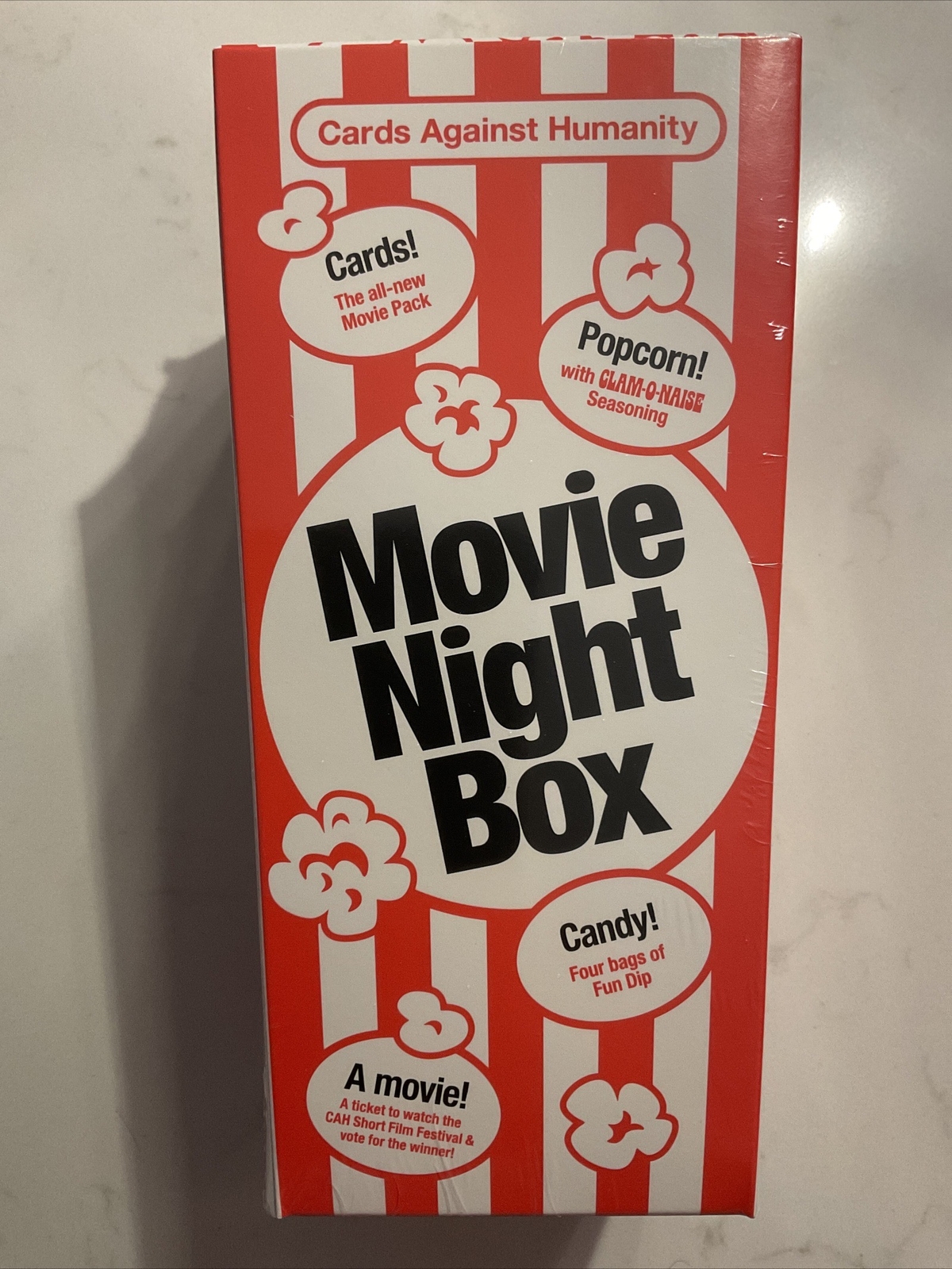 CARDS AGAINST HUMANITY – Movie Night Box with Exclusive Movie Pack NEW SEALED