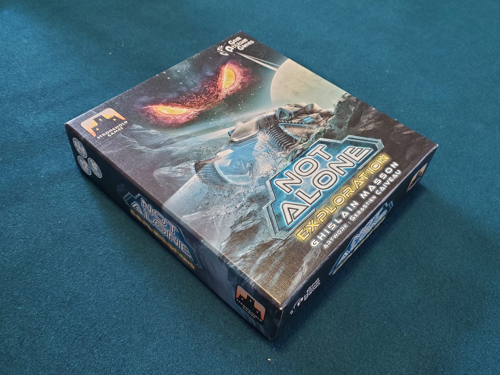 Not Alone Exploration Expansion Stronghold Games Geek Attitude Games 2017 Card