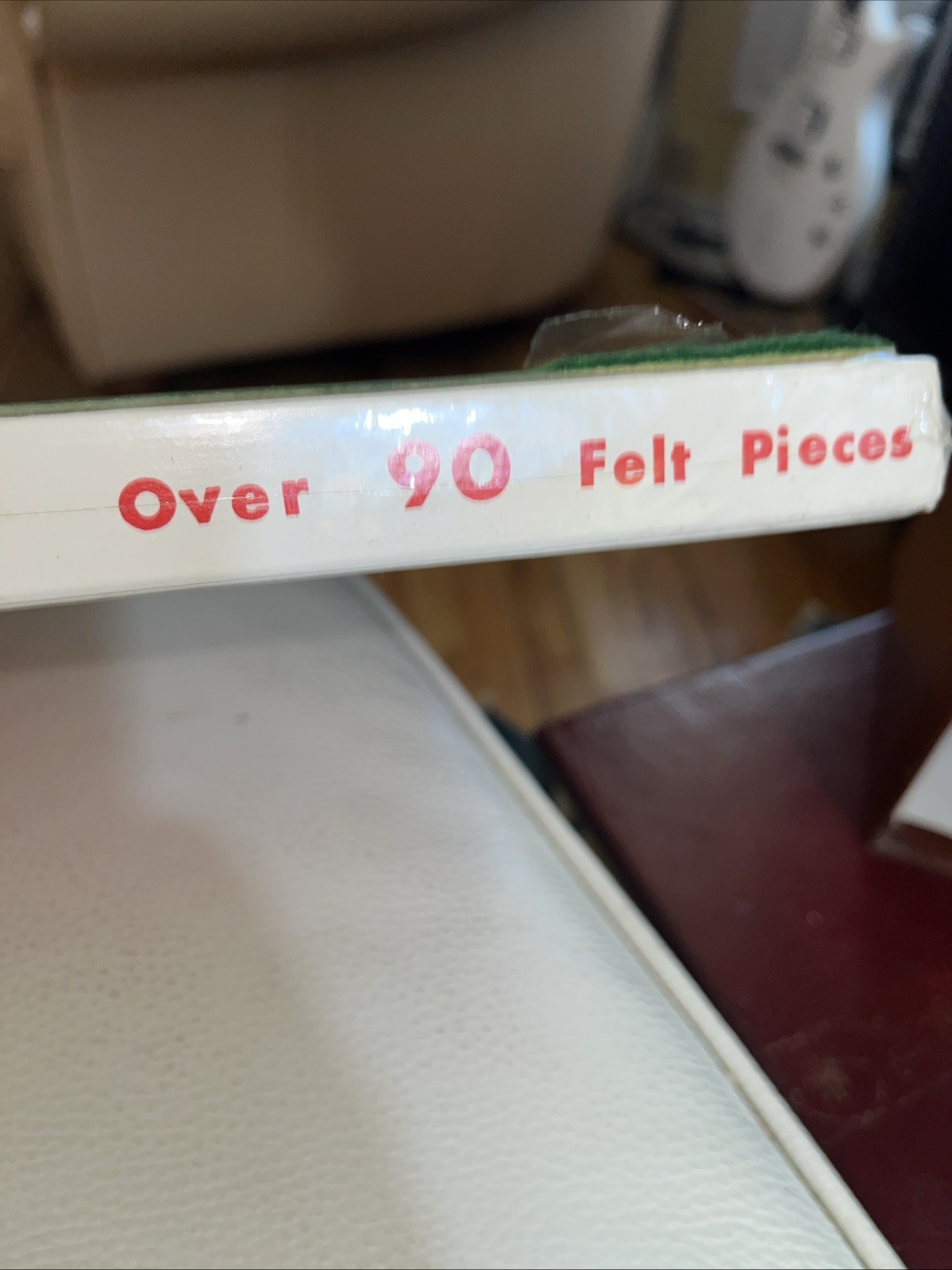 NOS VTG 1968 Show & Tell 90 Fuzzy Felt Pcs. A Joan Male Creative Toy Sealed HTF