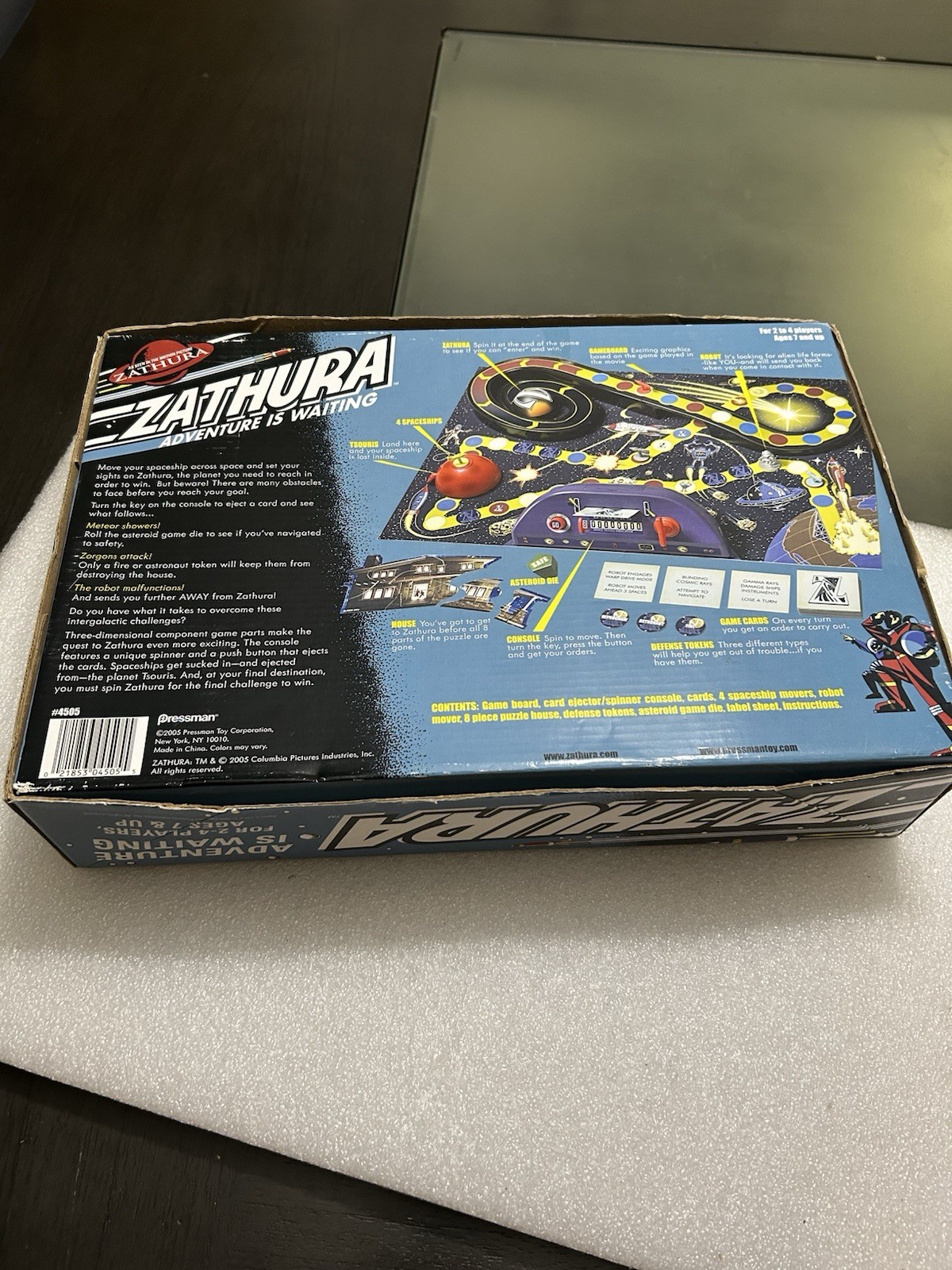 ZATHURA Adventure Is Waiting 2005 Pressman Board Game Complete – Read