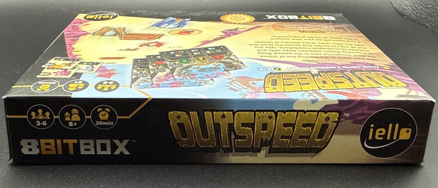 Outspeed Game – Eight Bit Box Series – Iello – Complete – Pieces New Unused, VG