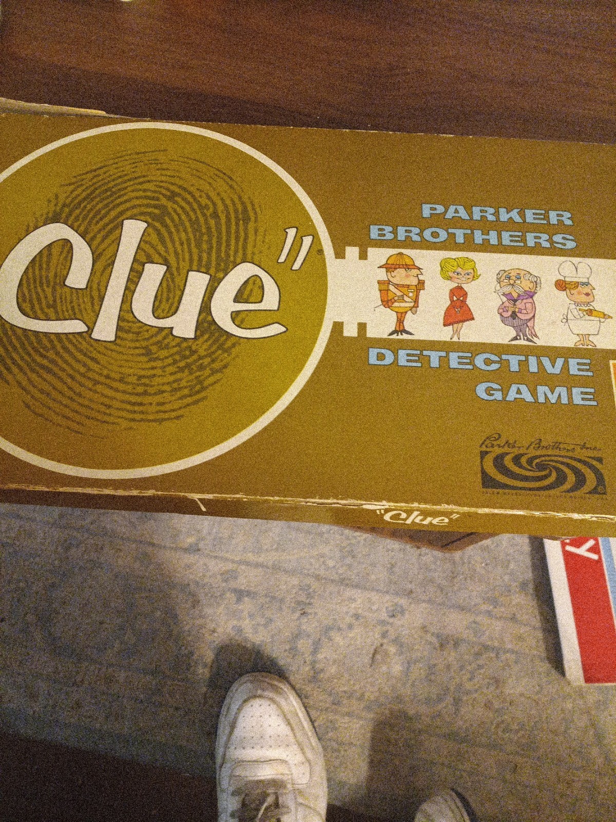 1963 CLUE Detective BOARD GAME Parker Bros. 100% COMPLETE