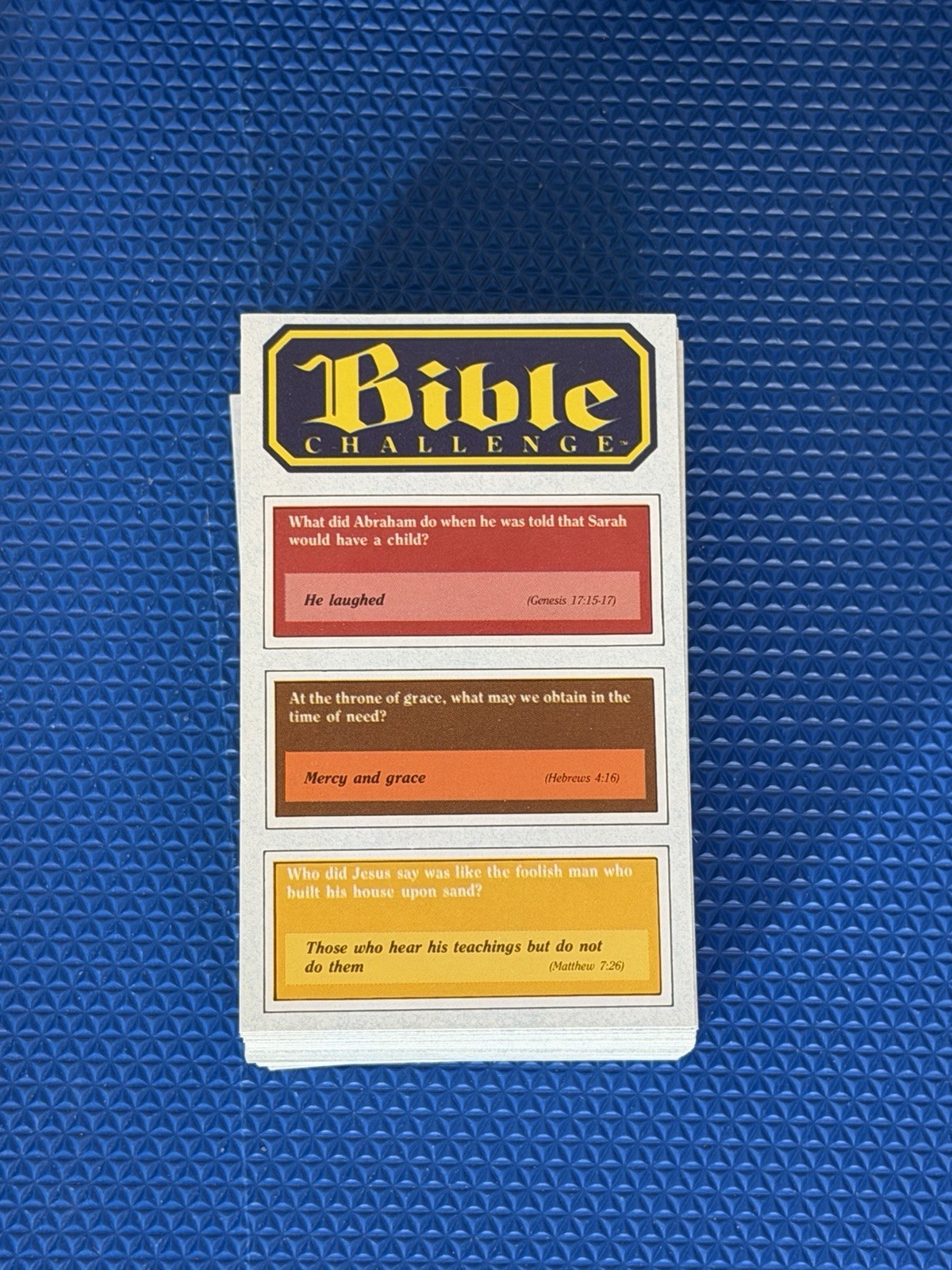 Vintage 1984 Bible Challenge Educational Christian Board Game James E Barineau