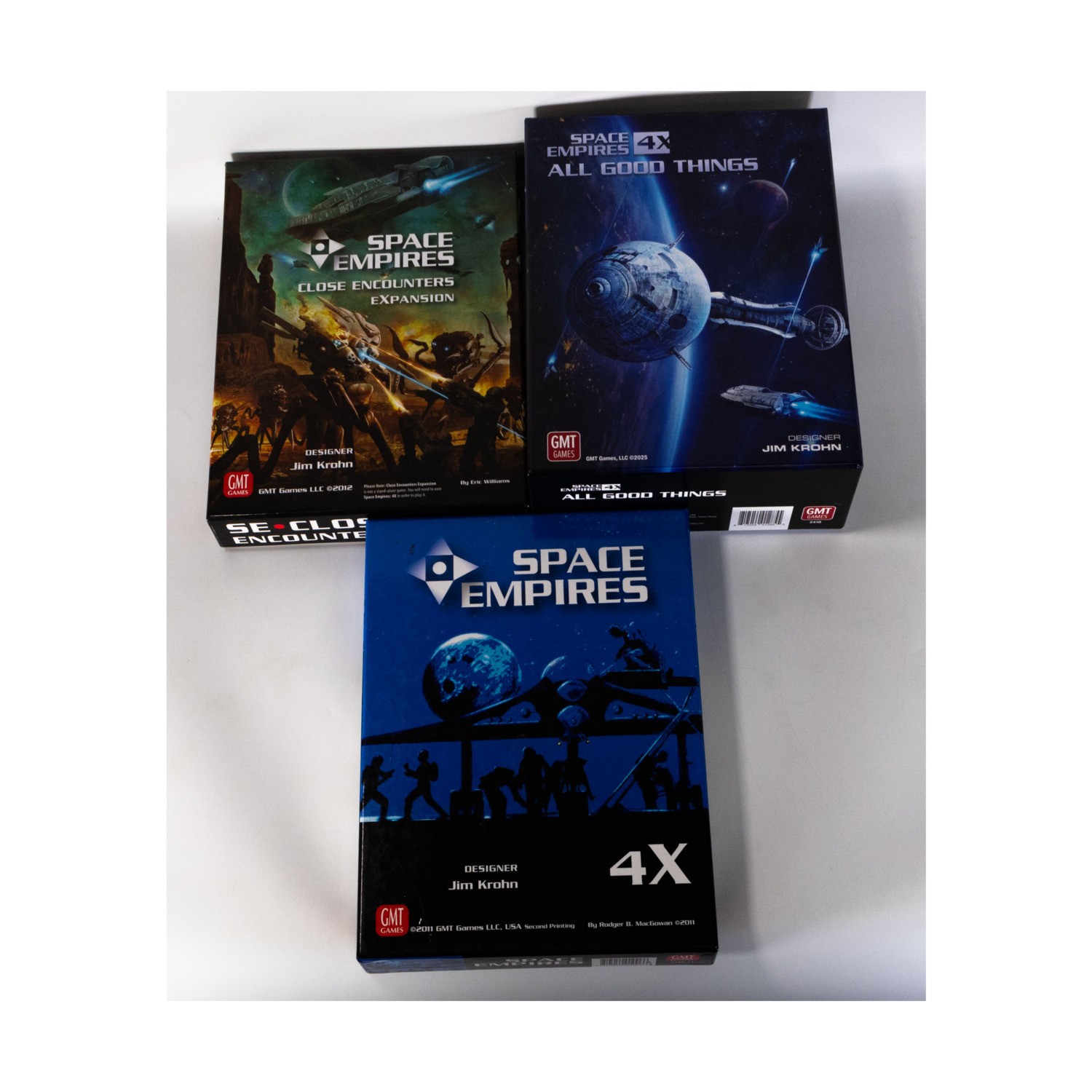 GMT Space Empires 4X Collection #10 – Base Game + 2 Expansions! VG+/NM