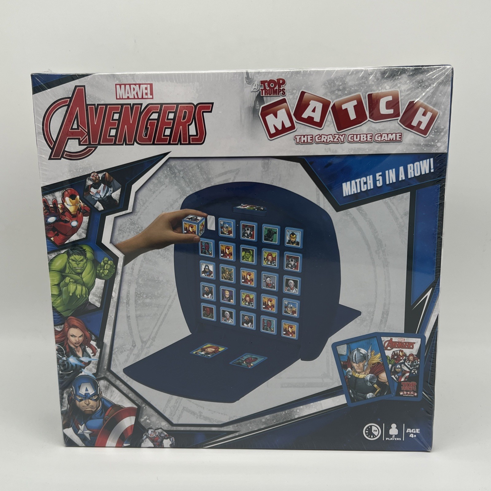 Marvel Avengers Match Board Game NEW SEALED Play with Captain America, Iron Man