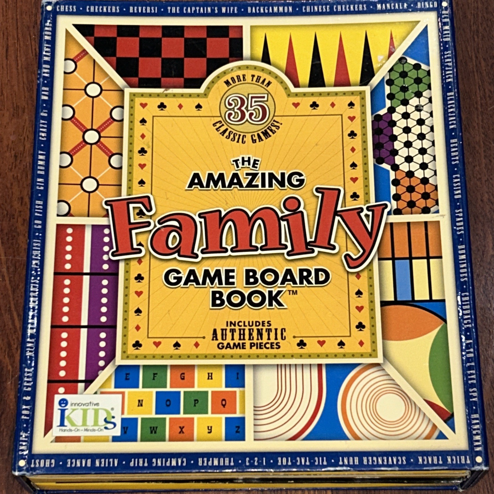 The Amazing Family Game Board Book – More Than 35 Classic Games – Ages 6 to 99