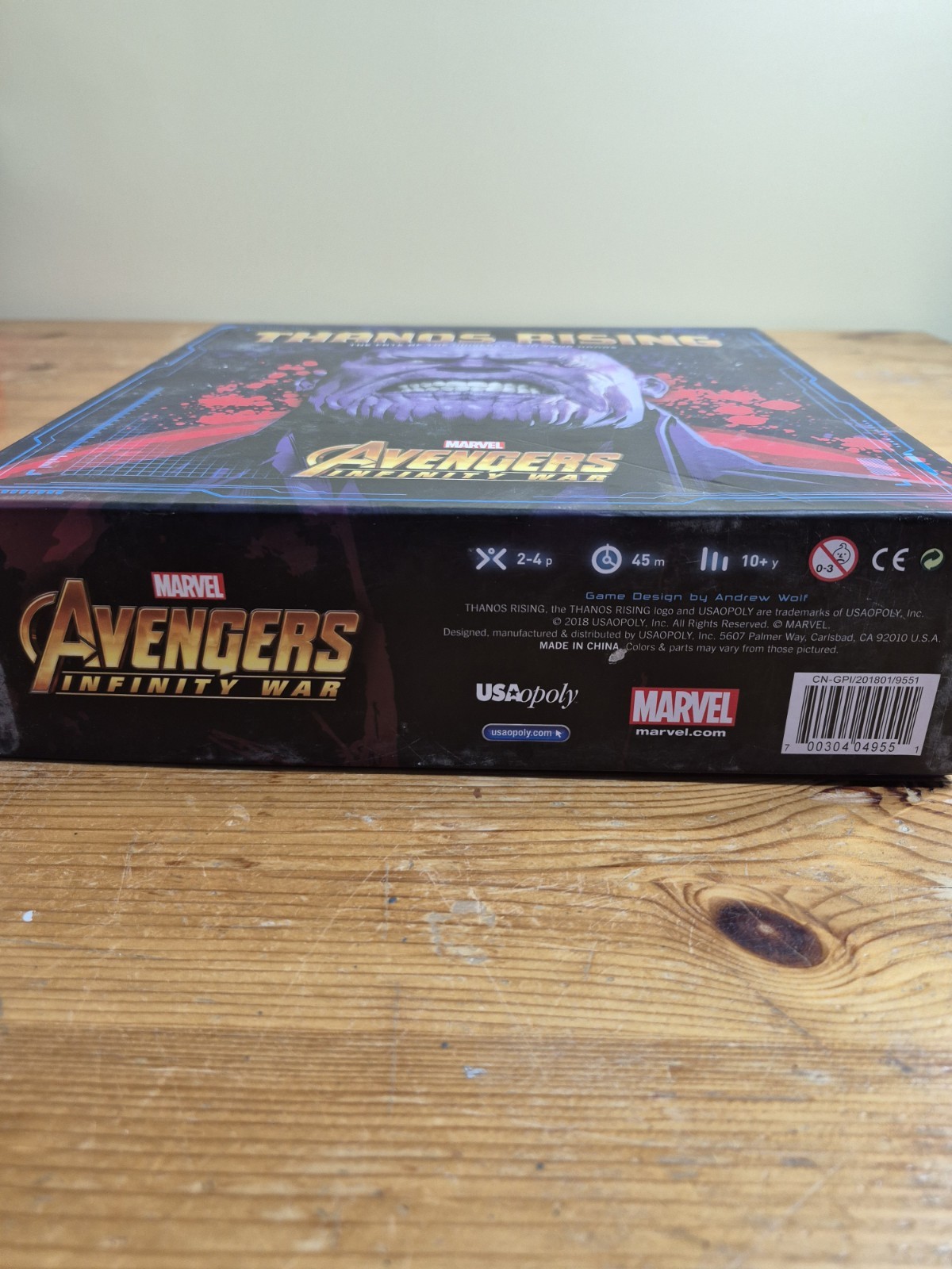 Thanos Rising Board Game Marvel Avengers Infinity War-All Pieces Counted