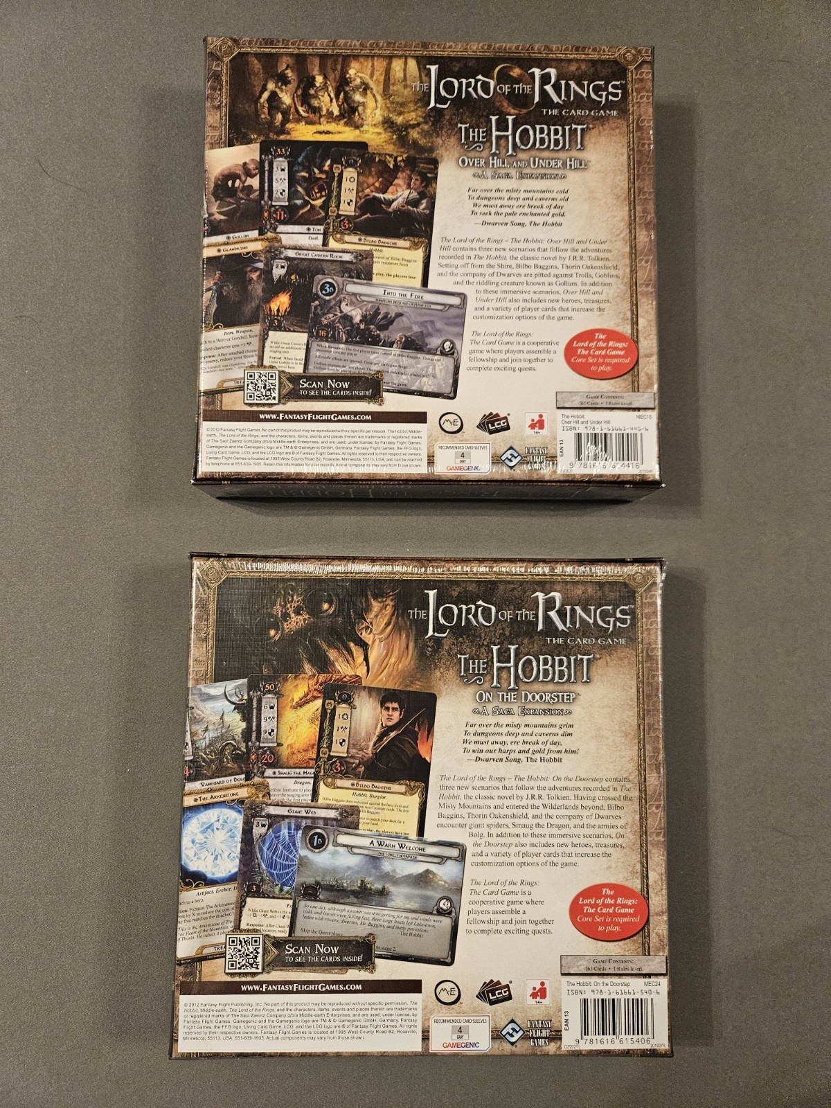 Lord Of The Rings LCG – Hobbit Saga Over Hill, On the Doorstep NEW