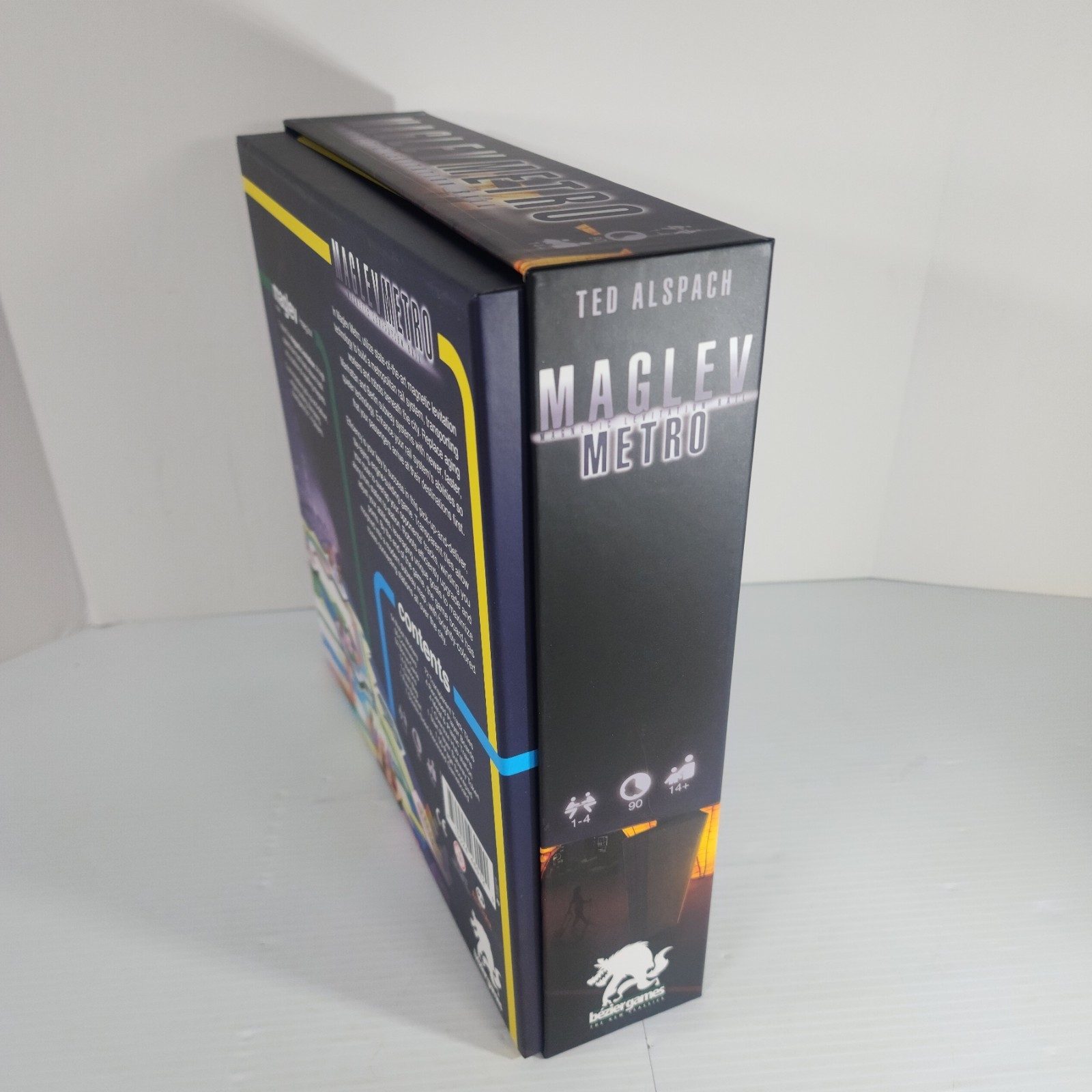 Maglev Metro Board Game – Bezier Games – Ted Alspach – Open Box, Complete