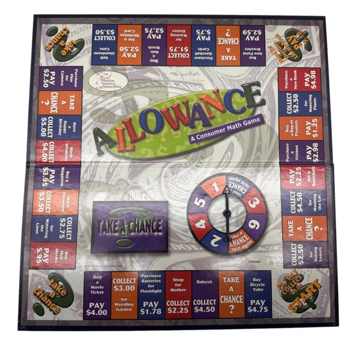 ALLOWANCE A Consumer Math Game Grades 3-8 Money Management Skills Home School