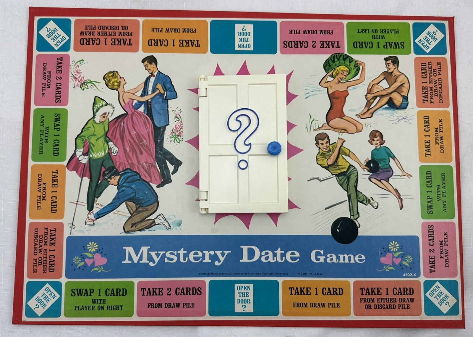 1965 Mystery Date Board Game by Milton Bradley Complete in Great Cond FREE SHIP3