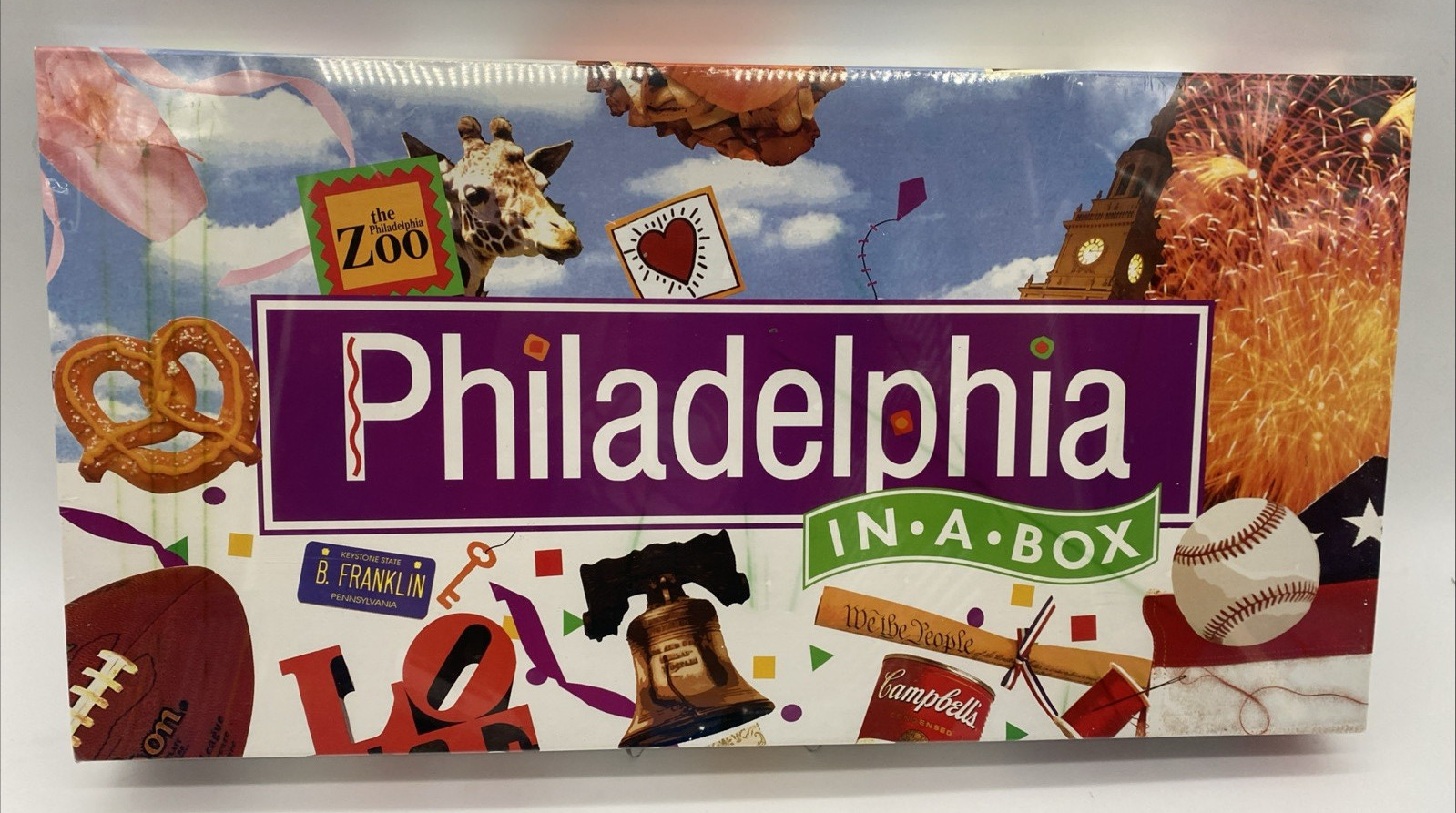 Philadelphia In A Box Late For The Sky Board Game USA Factory Sealed 2-6 Players