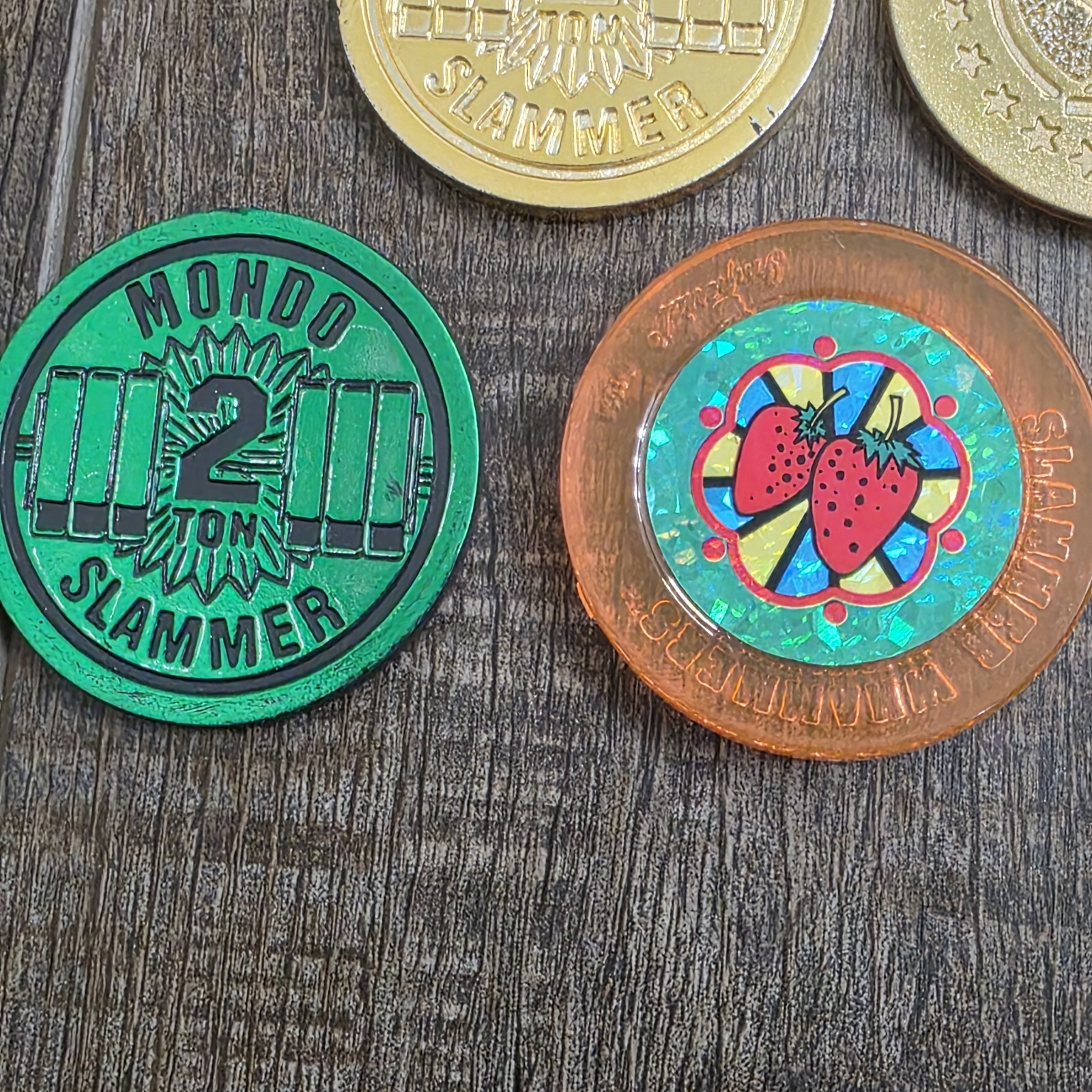POG Slammer Whammers Mondo Metal Gold Imperial 1994 Lot of 8 Aluminum Rare