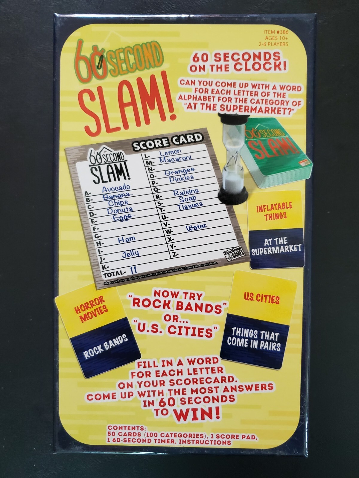 60 Second Slam Game