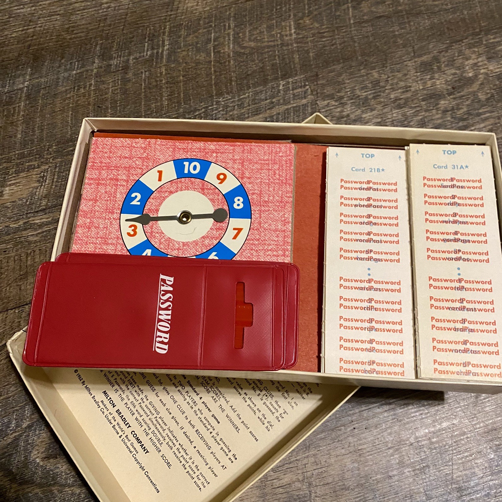 Vtg. 1963 Milton Bradley “Password” # 4260 Word Game