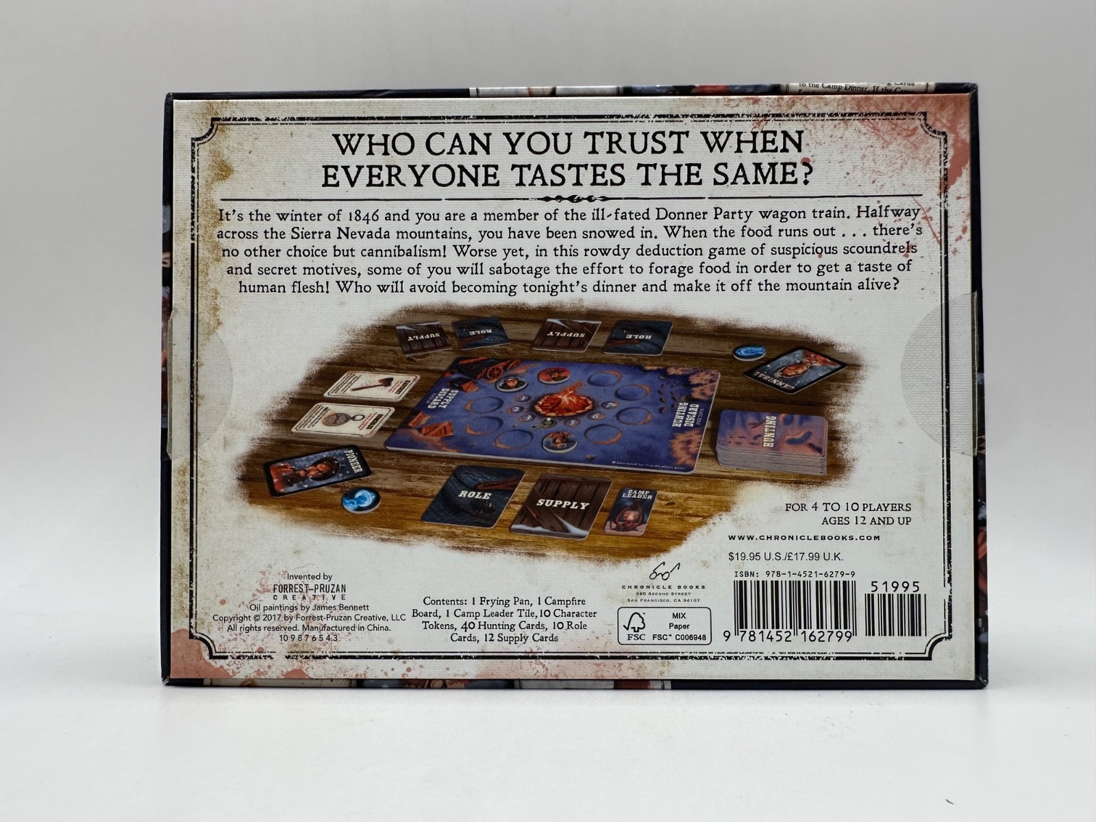 Donner Dinner Party A Rowdy Game of Frontier Cannibalism! Chronicle COMPLETE