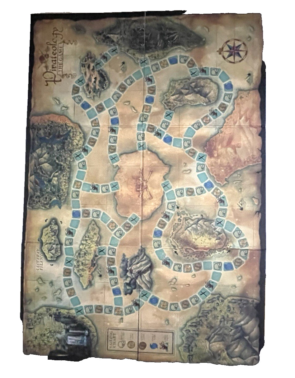 PIRATEOLOGY Board Game 2007 Based On Book Series SABABA Toys NEW OPEN BOX