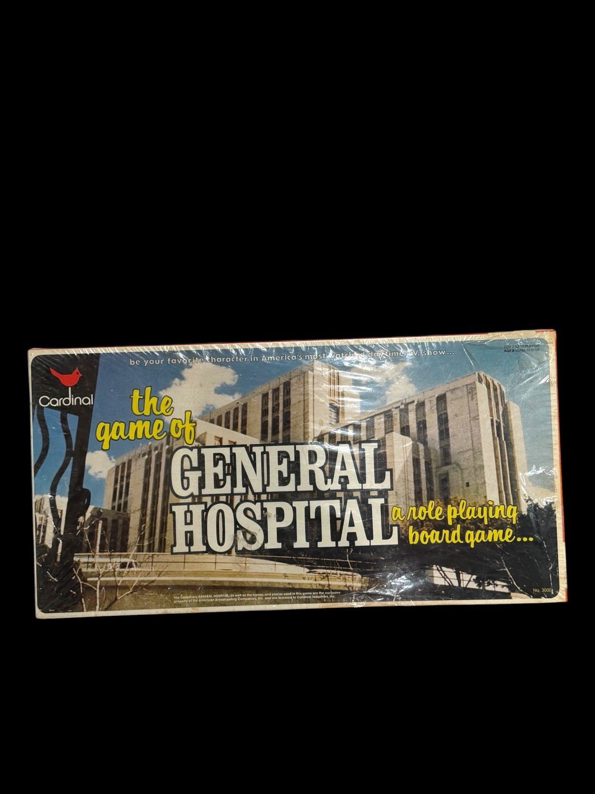 Vtg Cardinal General Hospital Role Playing Board Game 2-10 Players Unopened
