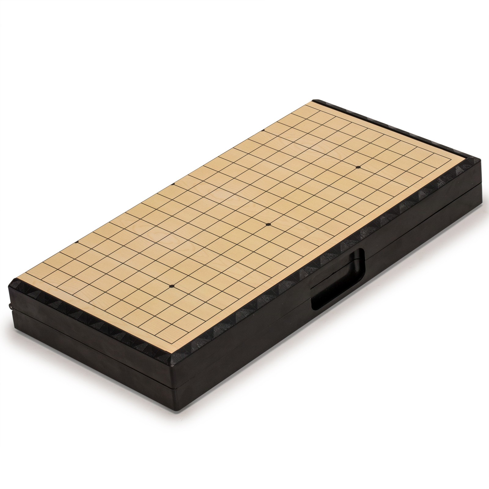 Large Magnetic 19×19 Go Game Set Board (14.6-Inch) with Single Convex Stones