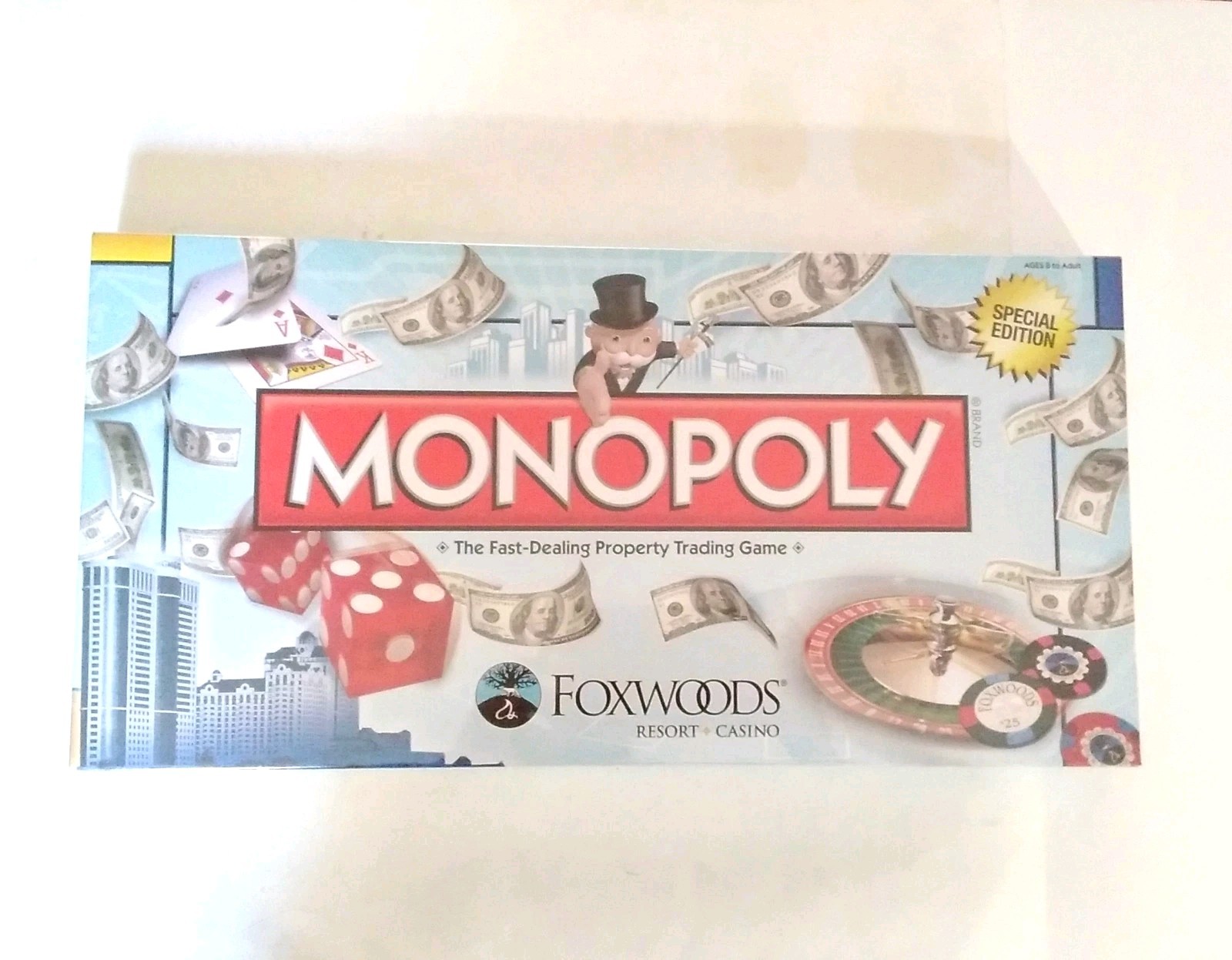New Monopoly Foxwoods Resort Casino Edition 2011 Board Game Factory Sealed